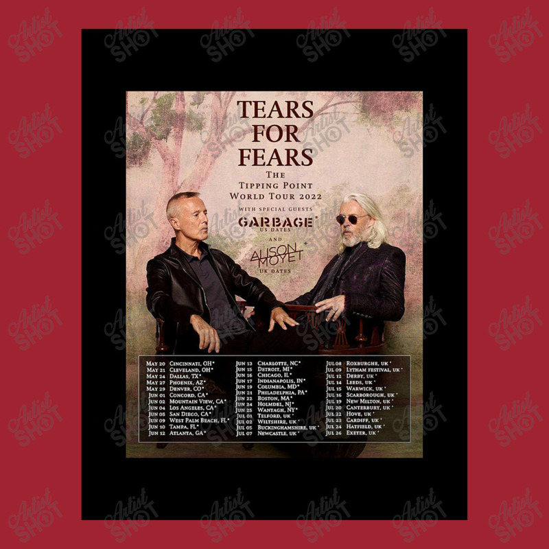 Tears For Fears The Tipping Point World Tour Date 2022 Iy22 Long Sleeve Shirts | Artistshot