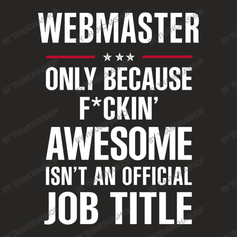 Gift For F Ckin' Awesome Webmaster Ladies Fitted T-shirt | Artistshot