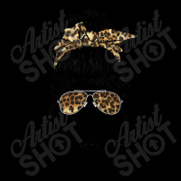 Leopard Women Messy Bun Coordinator Of The Entire Shitshow V-neck Tee | Artistshot