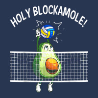 Holy Blockamole Volleyball Shirt Player Blocker Avocado T Shirt Men Denim Jacket | Artistshot