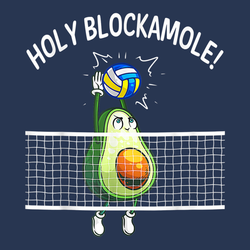 Holy Blockamole Volleyball Shirt Player Blocker Avocado T Shirt Men Denim Jacket by cm-arts | Artistshot