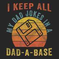 I Keep All My Dad Jokes In A Dad-a-base Vintage Father Dad Men's T-shirt Pajama Set | Artistshot