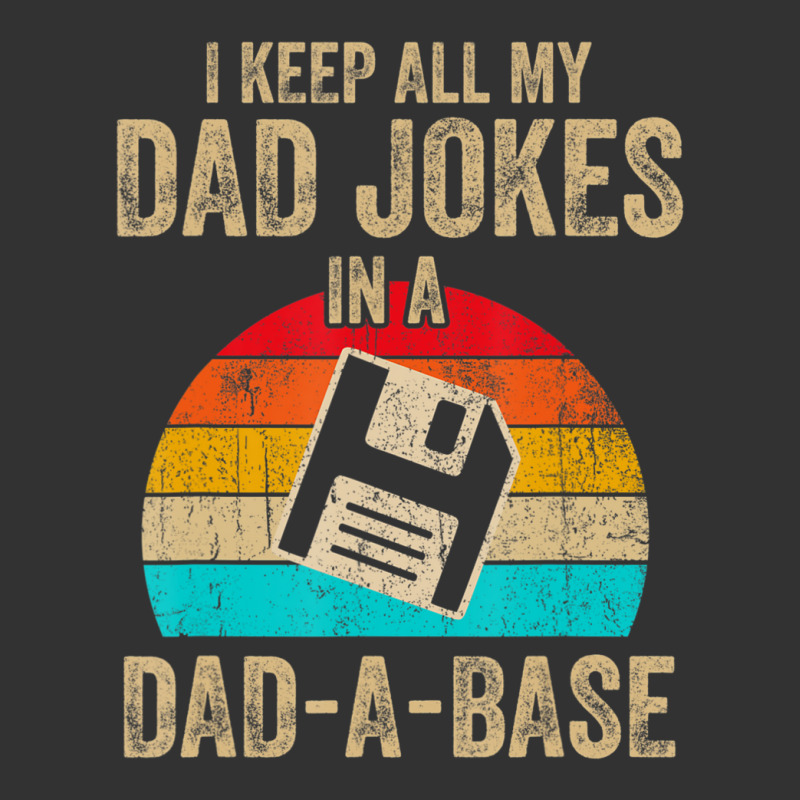 I Keep All My Dad Jokes In A Dad-a-base Vintage Fathers Day Baby Bodysuit by Jerhogen528 | Artistshot