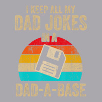 I Keep All My Dad Jokes In A Dad-a-base Vintage Fathers Day Youth 3/4 Sleeve | Artistshot