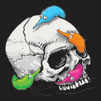 Worms On A String On A Skull Classic T-shirt | Artistshot