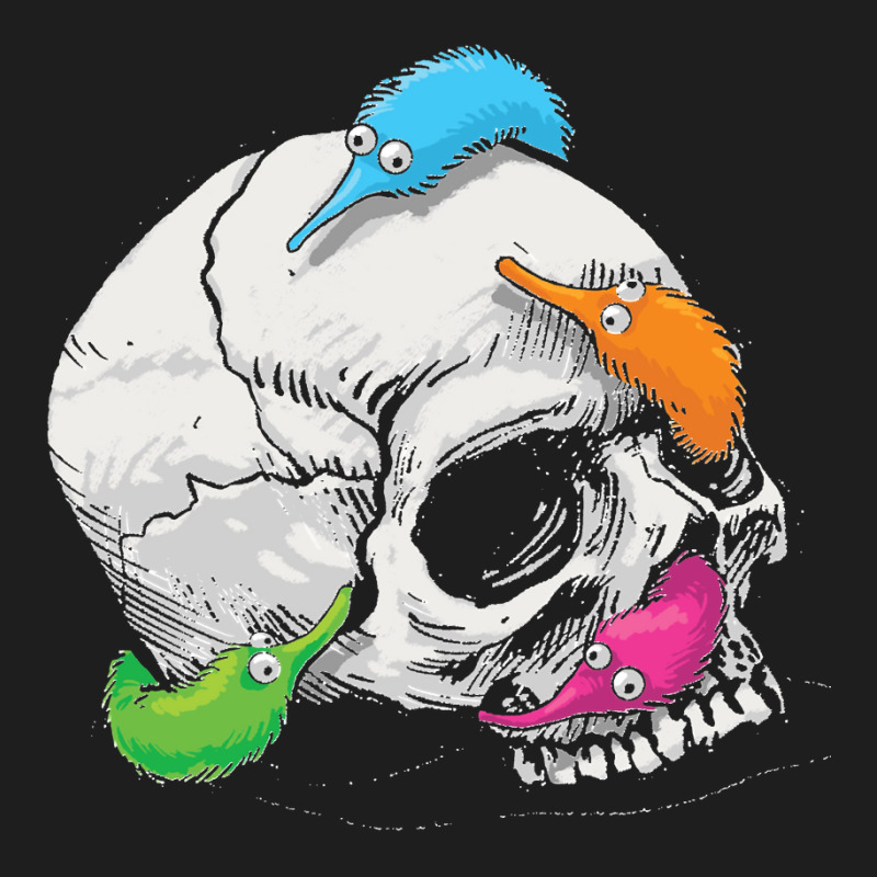 Worms On A String On A Skull Classic Classic T-shirt by cm-arts | Artistshot