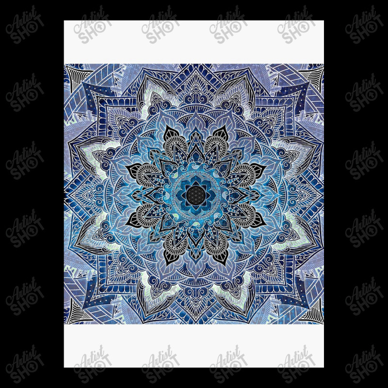 Blue Mandala Men's Long Sleeve Pajama Set by alove | Artistshot