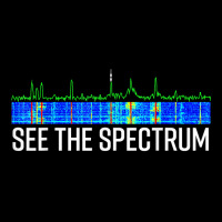 See The Spectrum Analyzer Waterfall Display Funny Ham Radio T Shirt Adjustable Cap | Artistshot