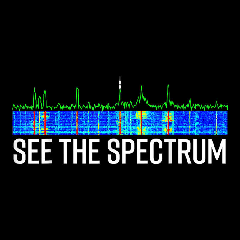 See The Spectrum Analyzer Waterfall Display Funny Ham Radio T Shirt Adjustable Cap by goveteman | Artistshot