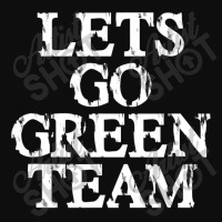 Lets Go Green Team For Families Whose Kids Play Sports Crop Top | Artistshot