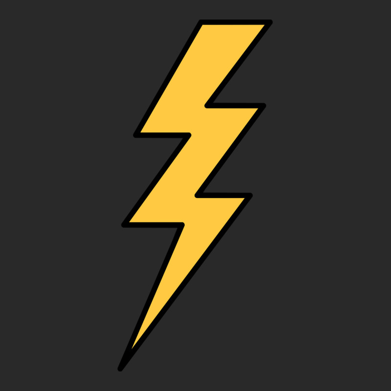 Lightning Bolt Yellow With Black Outlines Toddler T-shirt by cm-arts | Artistshot