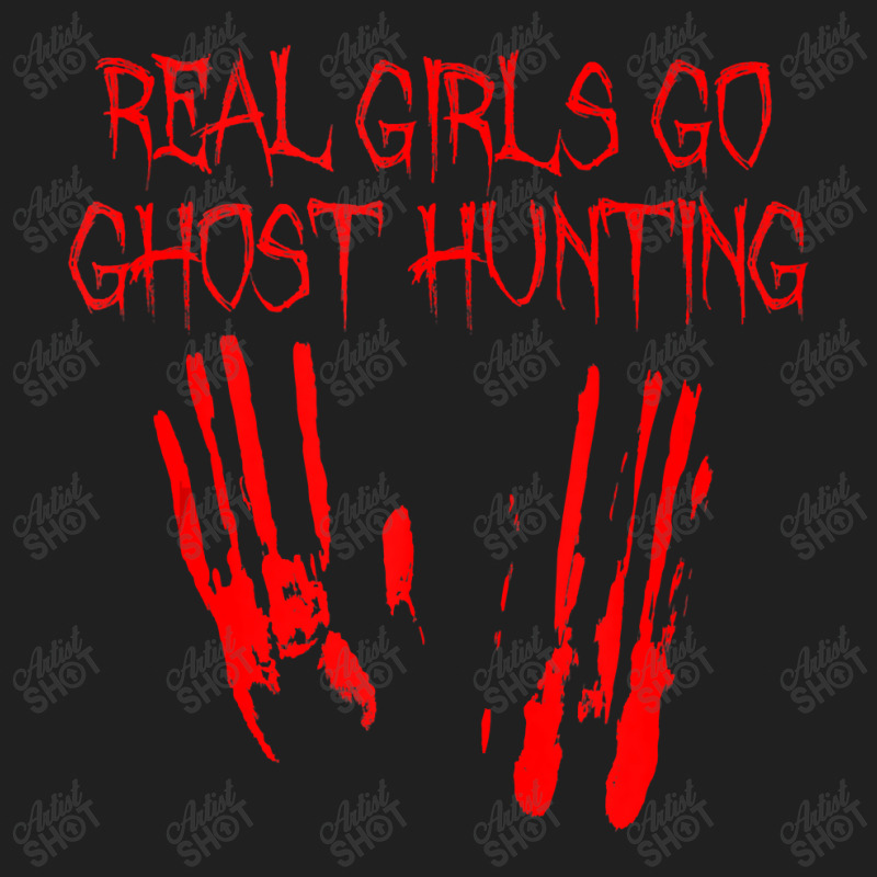 Real Girls Go Ghost Hunting Funny Paranormal Adventures Gift Ladies Polo Shirt by CUSER3772 | Artistshot