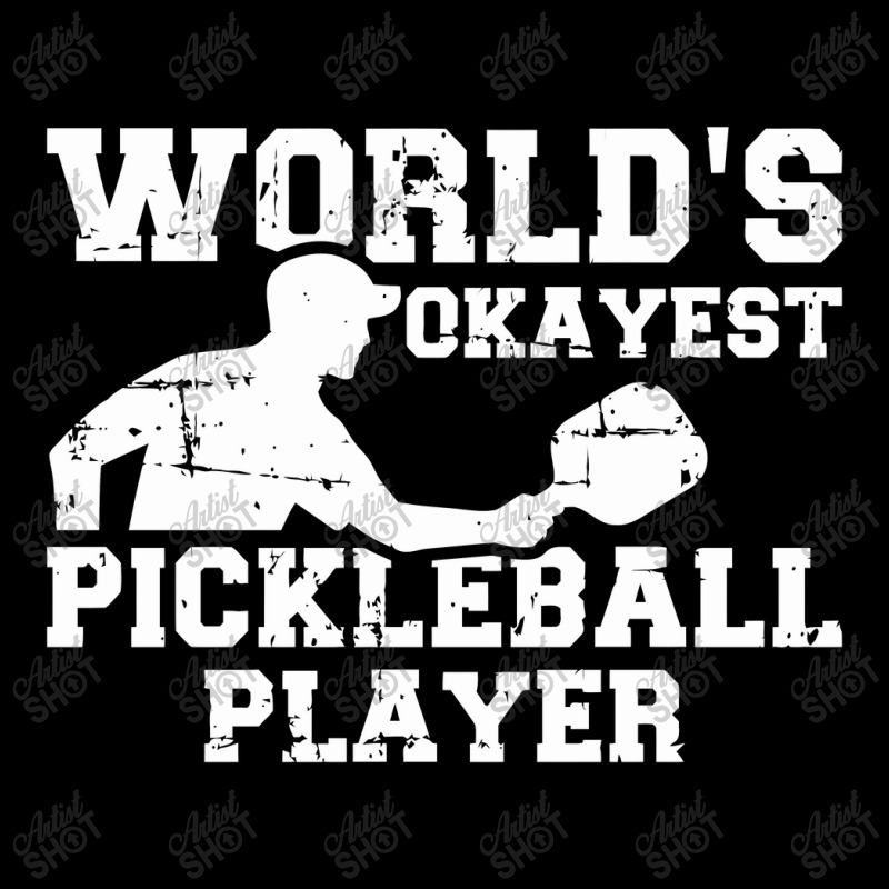 World's Okayest Pickleball Player, Pickleball Men's 3/4 Sleeve Pajama Set | Artistshot