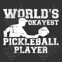 World's Okayest Pickleball Player, Pickleball Vintage Hoodie And Short Set | Artistshot