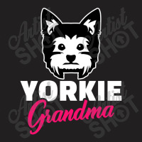 Yorkie Grandma, Yorkshire Terrier T-shirt | Artistshot