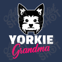 Yorkie Grandma, Yorkshire Terrier Men Denim Jacket | Artistshot