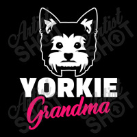 Yorkie Grandma, Yorkshire Terrier Cropped Hoodie | Artistshot