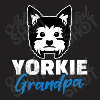 Yorkie Grandpa, Yorkshire Terrier T-shirt | Artistshot