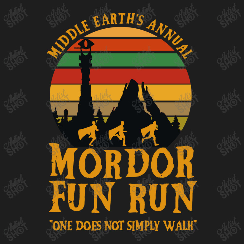 Mordor Fun Run Classic T-shirt by GlassKaca | Artistshot