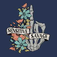 Sensitive Savage Flower Skeleton Skeleton Skull Roses T Shirt Men Denim Jacket | Artistshot