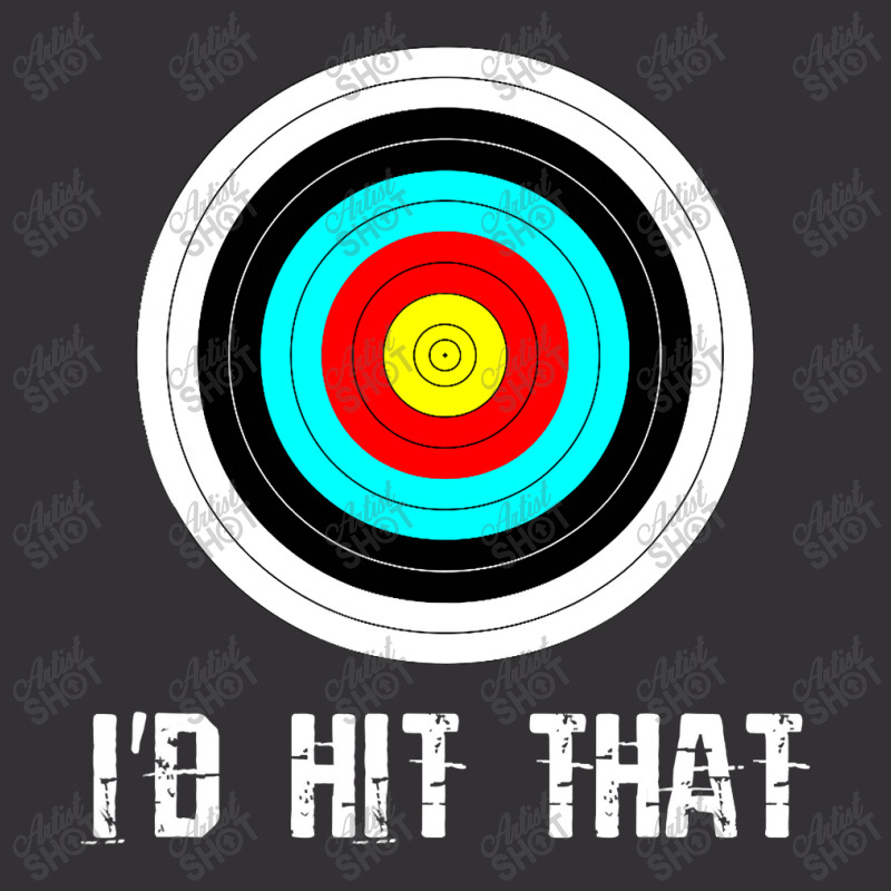 I'd Hit That Archery Shooting Target Funny Vintage Short | Artistshot