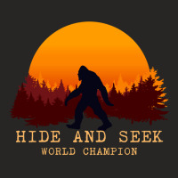 Bigfoot Hoodie Adventurer Camping Hide And Seek Champion Tee Pullover Ladies Fitted T-shirt | Artistshot