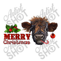 Merry Christmas Highland Calf With Candy Cane Youth Tee | Artistshot