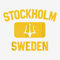 Stockholm Sweden Trident Gym Style Distressed Yellow Print T Shirt Full Set Car Mats | Artistshot