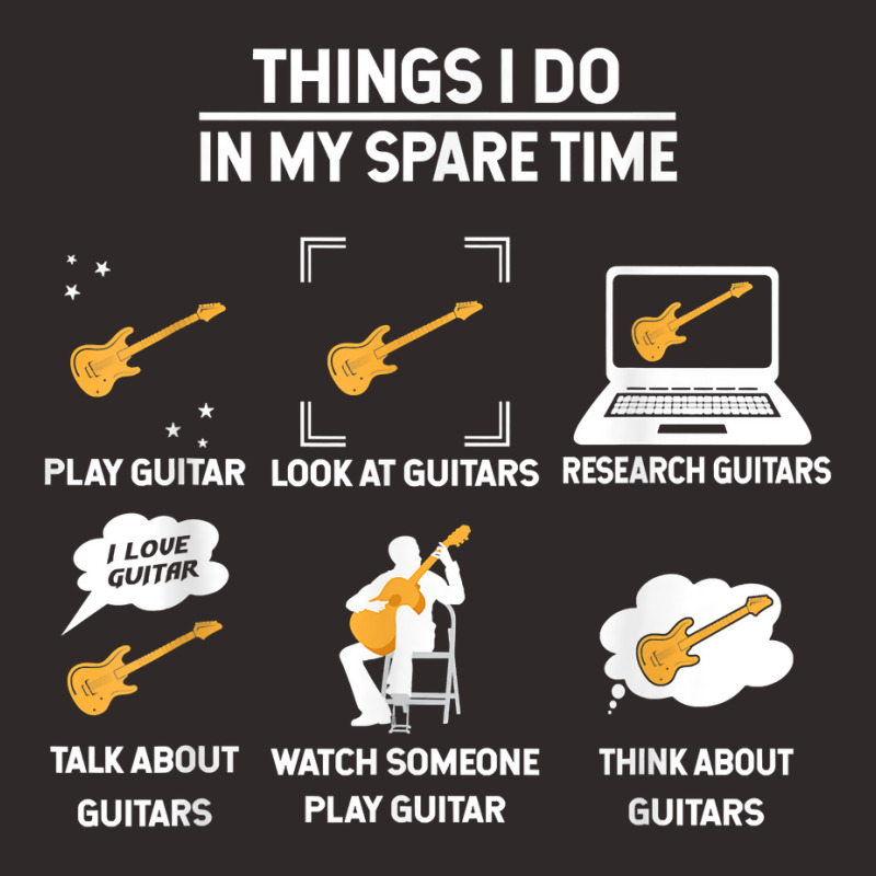 Epiphone Guitar Tee Guitar Things I Do In My Spare Time T Shirt Racerback Tank by jobsfvhaazg | Artistshot