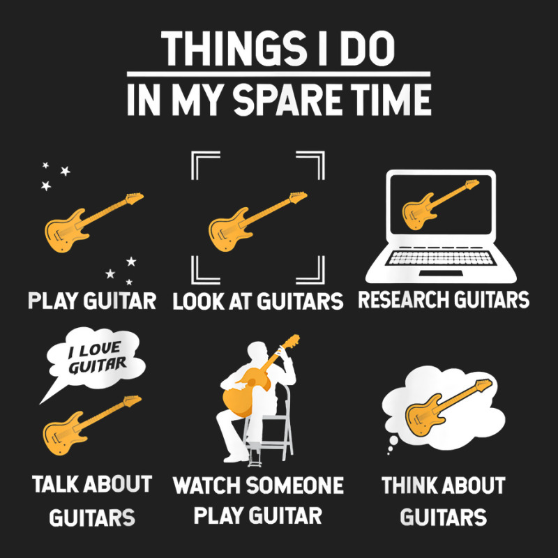 Epiphone Guitar Tee Guitar Things I Do In My Spare Time T Shirt Ladies Polo Shirt by jobsfvhaazg | Artistshot