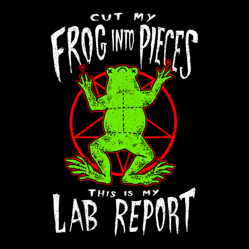 Cut My Frog Into Pieces This Is My Lab Report Adjustable Cap | Artistshot