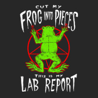 Cut My Frog Into Pieces This Is My Lab Report Men's T-shirt Pajama Set | Artistshot