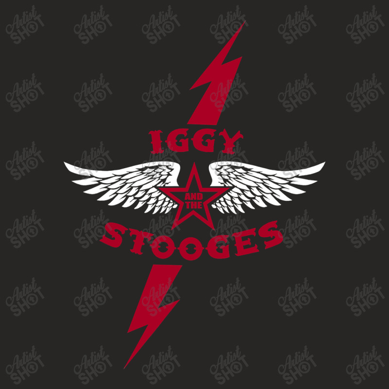 Iggy And The Stooges Lightning Bolt Officially Licensed Ladies Fitted T-Shirt by CUSER3772 | Artistshot