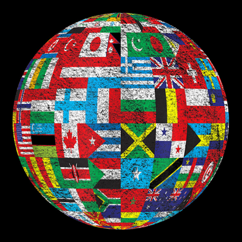 World Country Flags Globe Map Traveler Geography Funny Gifts Fleece Short | Artistshot