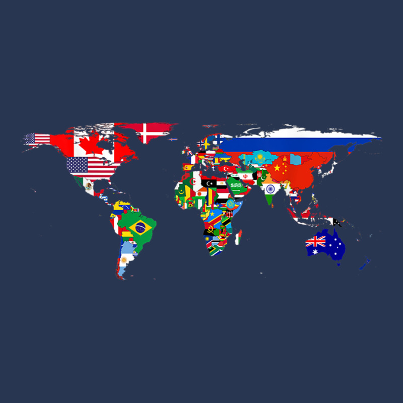 World Flag Map Globe Travelers Atlas Birthday Gifts Men Denim Jacket | Artistshot