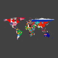 World Flag Map Globe Travelers Atlas Birthday Gifts Vintage T-shirt | Artistshot