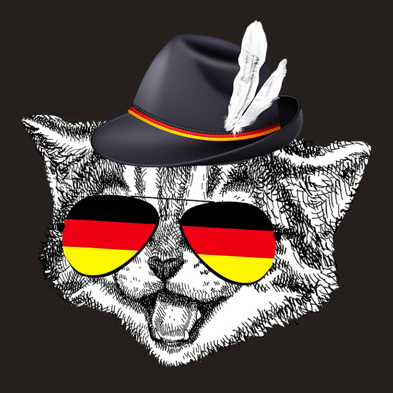 Cute Cat German Flag Oktoberfest Pride Germany Festival Tank Top | Artistshot