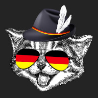 Cute Cat German Flag Oktoberfest Pride Germany Festival 3/4 Sleeve Shirt | Artistshot