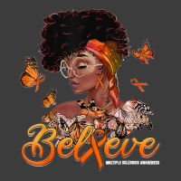 Black Women Believe Orange Ribbon Multiple Sclerosis Warrior Men's Polo Shirt | Artistshot