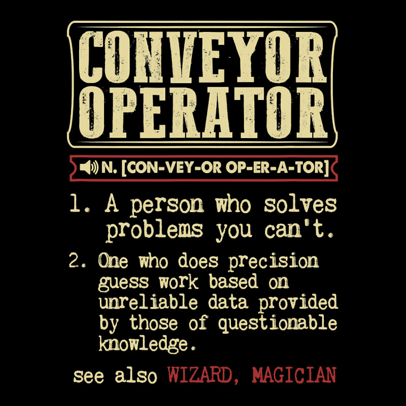 Conveyor Operator Dictionary Term Long Sleeve Shirts | Artistshot