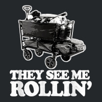 They See Me Rollin, Funny Ballpark Wagon   Softball Baseball Crewneck Sweatshirt | Artistshot