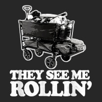 They See Me Rollin, Funny Ballpark Wagon   Softball Baseball Men's T-shirt Pajama Set | Artistshot