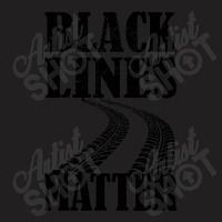 Drag Racing Gift For Race Lover Apparel Black Lines Matter T-shirt | Artistshot