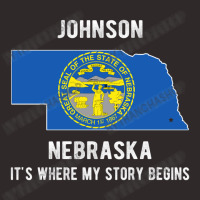 Johnson It's Where My Story Begins Racerback Tank | Artistshot