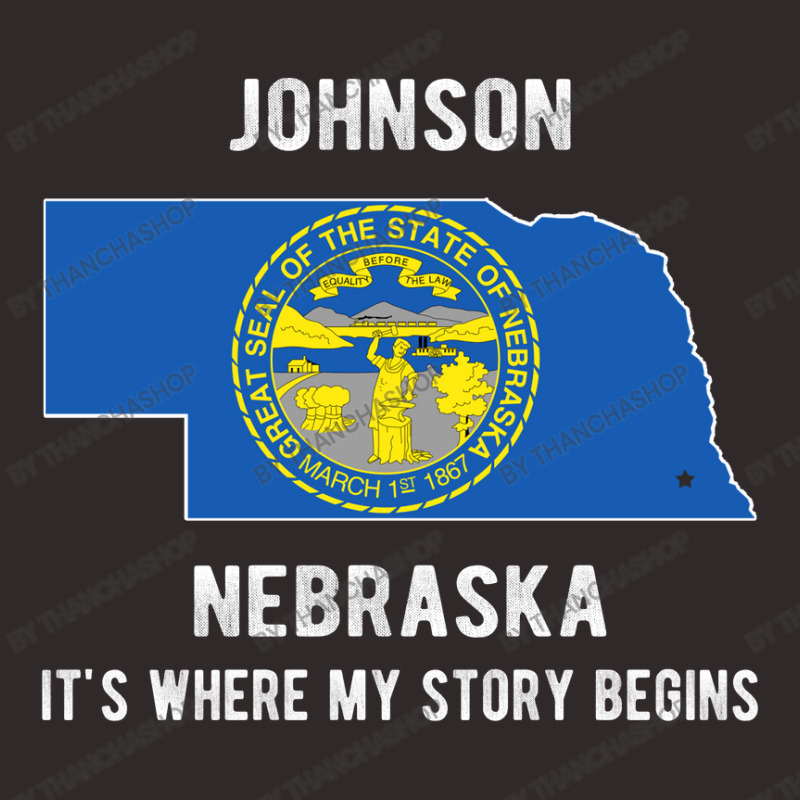 Johnson It's Where My Story Begins Racerback Tank by thanchashop | Artistshot