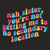 No Secondary Locations John Mulaney Ladies Fitted T-shirt | Artistshot