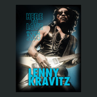 Lenny Tour For Fan Kravitz Here To Love Women's Triblend Scoop T-shirt | Artistshot