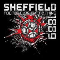 Football Is Everything - Sheffield Splatter Strike Vintage Zipper Hoodie | Artistshot