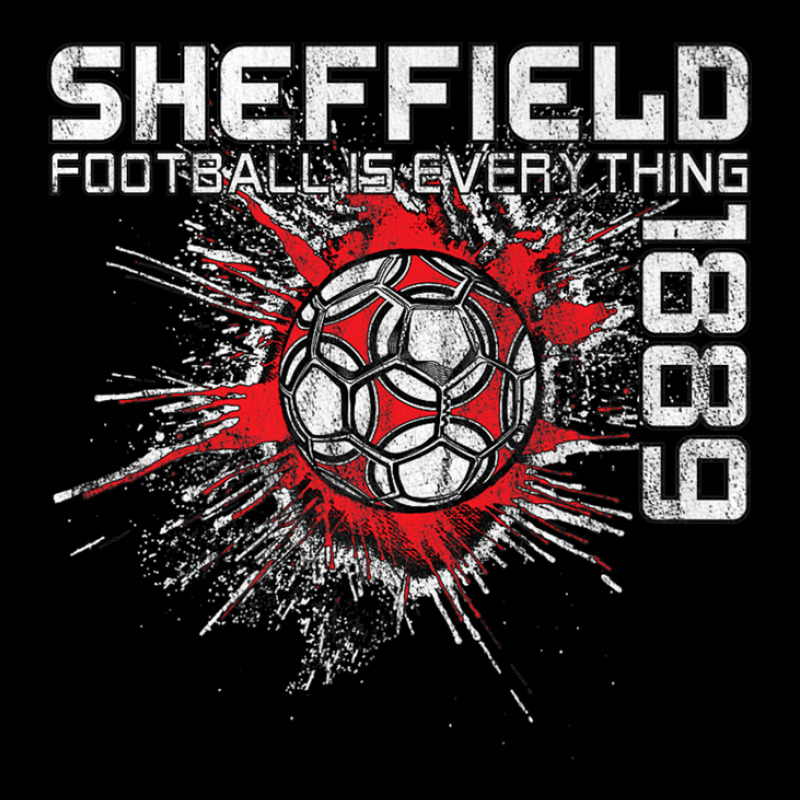 Football Is Everything - Sheffield Splatter Strike Vintage Zipper Hoodie by AlanaJarvis | Artistshot