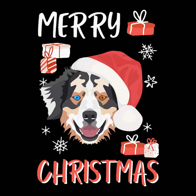 Australian Shepherd Funny Australian Shepherd Christmas Pocket T-Shirt by bartolettikacey | Artistshot